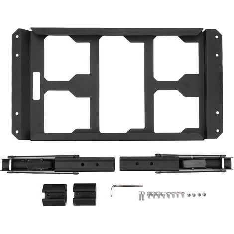 Ortviai Plaque de fixation pour caisses à outils Packout – Acier robuste, 385 x 210 mm, revêtement noir poudré (1/5)