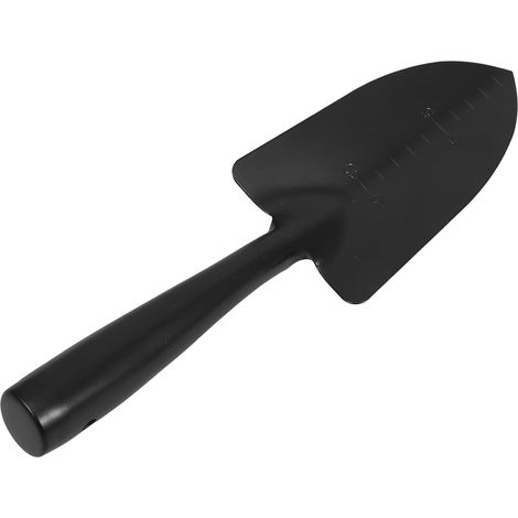 Pelle de Jardin Noire Acier Manganèse Légère avec Poignée Ergonomique pour Tamisage du Sol Plantation Bac à Litière et Travail de Jardinage Polyvalent (1/5)