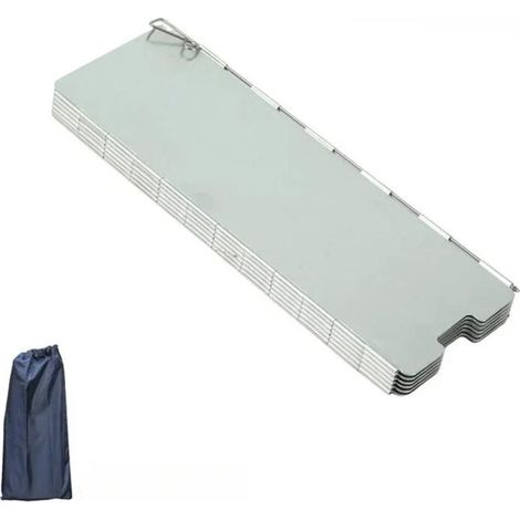 Windschutz für Campingkocher, faltbarer Windschutz für Gaskocher, Windschutz für Outdoor-Camping, Aluminiumlegierung, winddicht für Brenner