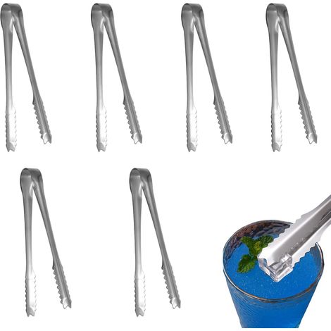 6-teiliges Candy-Bar-Set: Speisezange, Zuckerzange, Eiszange, Mini-Servierzange (15,2 cm), für Küche, Café, Party, Bar und Buffet (1/5)