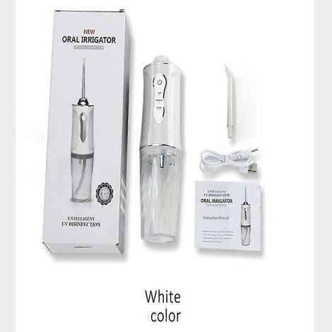 Hydropulseur portable rechargeable USB avec jet d'eau et cure-dents à 4 embouts (1/5)