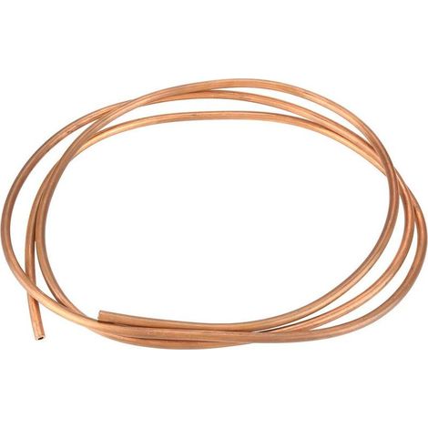 2M T2 Tuyau de Cuivre Souple Tube de Cuivre pour Tuyauterie de Réfrigération OD 6mm ID 4mm Épaisseur 1mm pour Réfrigération (OD 6mm, ID 4mm) (1/5)