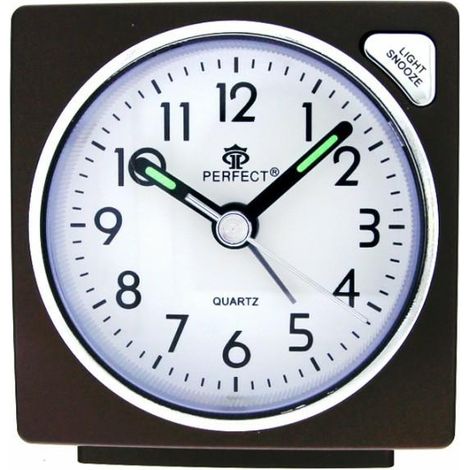 Reloj despertador de cuarzo S271C2-negro perfecto
