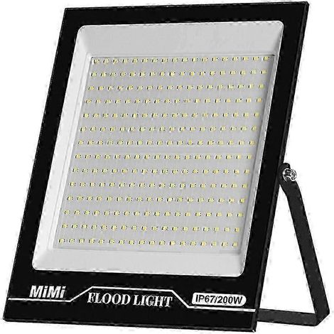 Faro LED da 200 W con luce calda, faretto da esterno, impermeabile IP67, faro da giardino. (1/5)