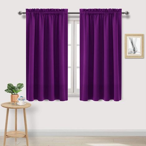 Rideaux Isolants Thermiques - 100 % Polyester - Pour Chambre À Coucher Et Cuisine - Lot De 2 Panneaux (1/5)
