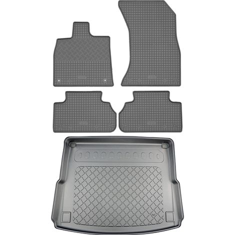 Audi Q5 II FY tfsi SUV (5-Türer) ab 05.2019 Set - Gummifußmatten + Kofferraummatte (1/5)