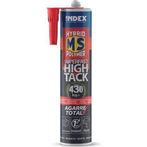 INDEX A PERFECT FIXING – MS-SF - [MSSF290] - Adesivi hybrid MS polymer. SUPER FAST – HIGH TACK – Trasparente. 290 ml (1/2)