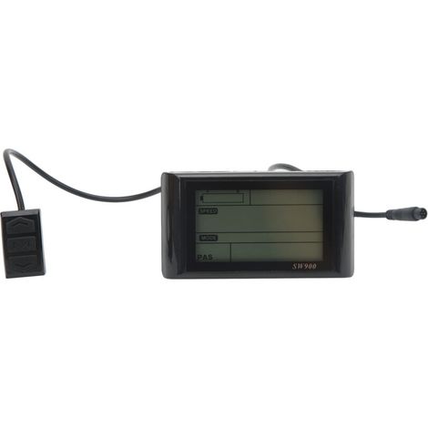Écran LCD SW900 pour Vélo Électrique et Scooter, Connecteur Étanche, Compteur pour Cyclomoteur (1/5)