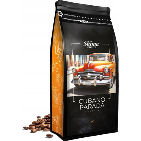 Caffè in grani 1kg Cubano Parada 100% Arabica Fresh per macchina espresso + omaggio (1/5)