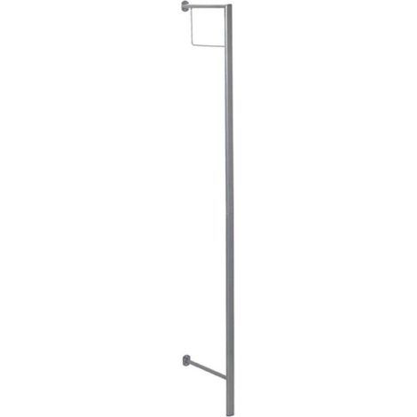 Portant à Vêtements Mural "Litro" 181cm Gris