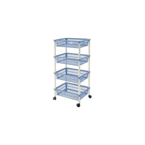 CARRELLO MITO 4 PIANI CON RUOTE CM.40X29X85H. TONTARELLI