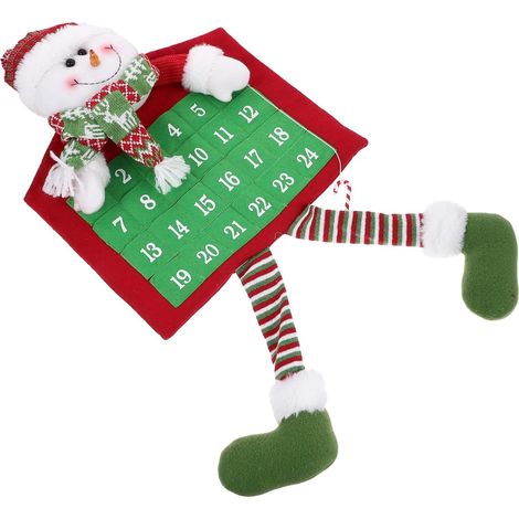 Christmas Calendar Hanging Decoration Christmas Wall Calendar Door Decoration (1/5)