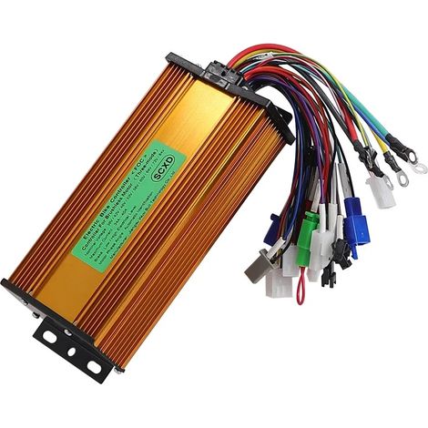 Trimode sine wave brushless motor controller for electric motorcycles/electric two-wheel vehicles, 1200W, 1300W, 1500W. (1/4)
