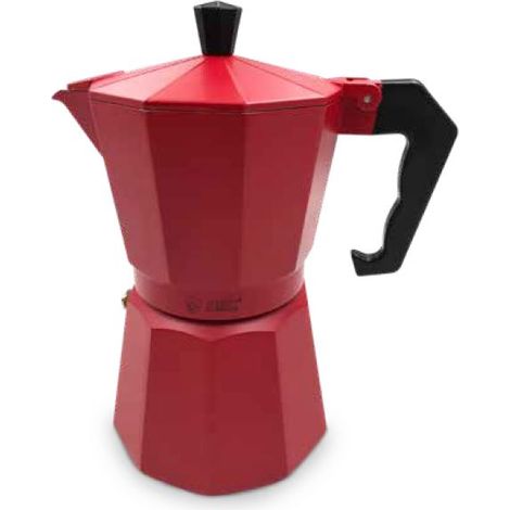 Kalossi Kaffeemaschine 3 Tassen Rot GSC 400010009