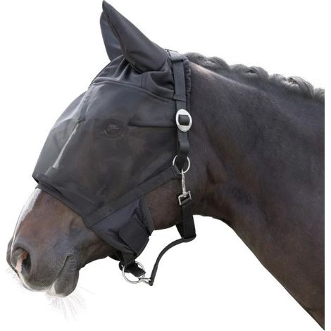 Cavezza maschera antimosche integrata Cavallo Taglia COB (1/3)