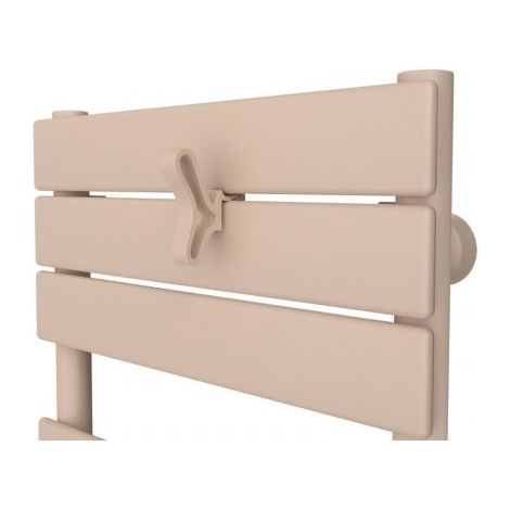 Patère papillon pour sèche-serviettes lames plates Beige - Atlantic 850265