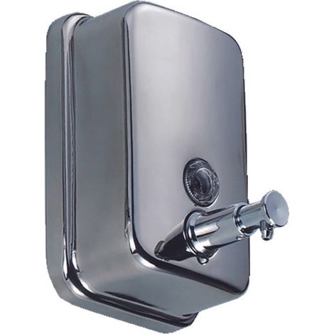 Dispensador de jabón de manos de acero inoxidable dispensador de jabón líquido liq.500ml ml - acero inoxidable h 210 x w 125 x d