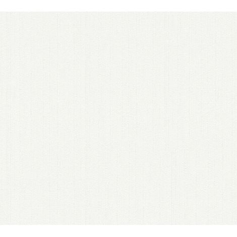 Vliestapete Weiß Uni Tapete Einfarbig Ansatzfrei  Hapy Spring (1/4)