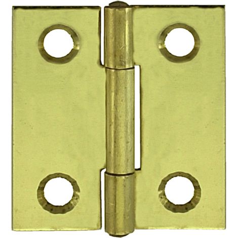 Cerniere strette ottone 22 x 30 mm. - 2 pz.