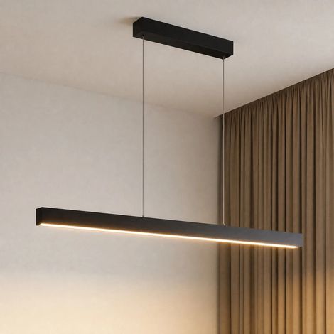 [GEBRAUCHT] B-Ware Lucande Hängelampe Hängeleuchte Mylosh LED Pendelleuchte dimmbar schwarz 150cm (1/2)