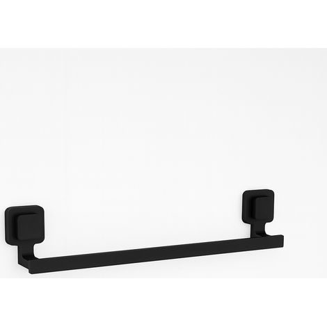 PORTASALVIETTE ASTA QUADRA KARA- Nero cm 30- KOEMO- pezzi 1