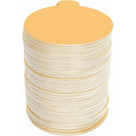 Mini planches à gâteaux rondes, 100 pièces, bases de Mousse réutilisables pour Biscuits, barres de chocolat, Brownies (1/5)
