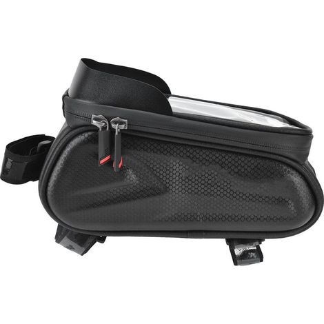 Sacoche de vélo étanche pour VTT et vélo de route, support de téléphone tactile pour cadre avant, idéale pour les sports de plein air et le cyclisme. (1/5)