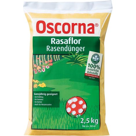 Oscorna® Rasaflor Rasendünger 2,5 kg für ca. 50 m²