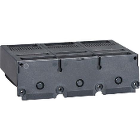 Escudos de corto plazo NSX 500V 3P con capacidad de 400-630 A.