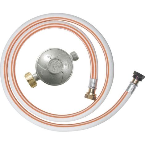 kit manguera flexible butano con 1 regulador, 1 tetina y 1 manguera flexible 1m50 - DG170TV810/B - Ribitech - (1/3)