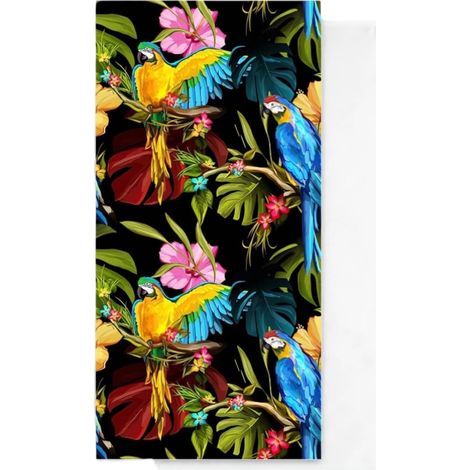 1 Serviette de bain, Fibre, Impression bord naturel, 70x140 cm, Plage piscine sport(Troisième trimestre : septembre) (1/5)