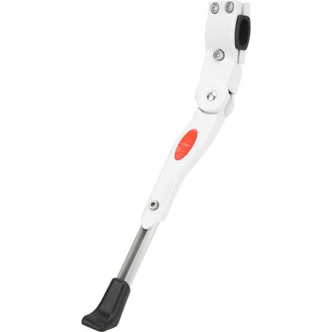 Support vélo en alliage d'aluminium haute résistance, solide, antirouille, résistant à l'usure, réglable en longueur pour VTT, blanc. (1/5)
