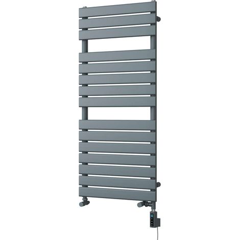 Typhoon - Anthracite Dual Fuel Towel Rail H1156mm x W500mm Thermostatic WIFI (1/3)