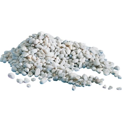 20 Kg weißen Naturkies Noa Premium Qualität 4-8 mm Bodengrund Aquarium Kies
