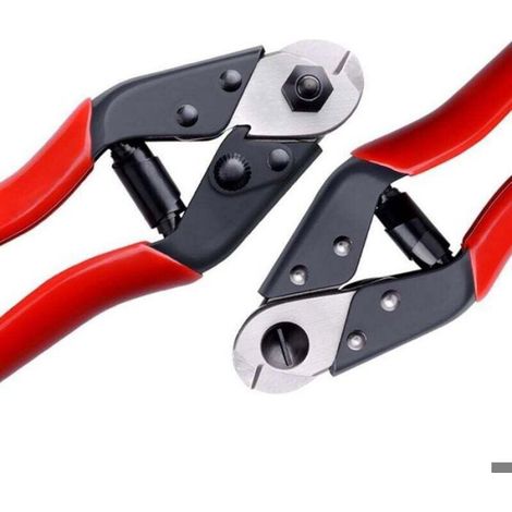Pinza tagliacavi in acciaio per elettricisti, cavi in acciaio inossidabile per aerei e biciclette fino a 5/32" (1/4)