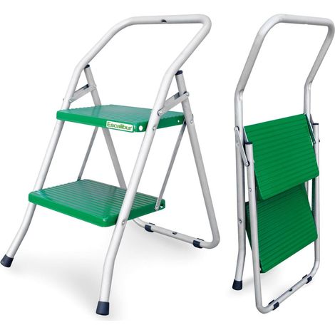 Tabouret échelle en acier Escalibur 2 marches (1/5)