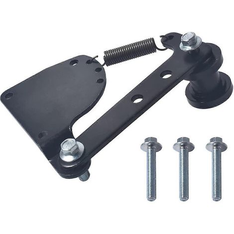 Tendeur de chaîne à ressort noir compatible avec les moteurs 2 temps de 49, 66 et 80 cm3 pour motos. (1/5)
