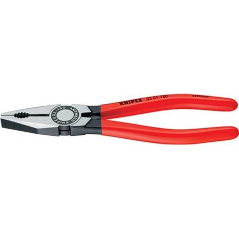 Alicate universal 180mm negro max 3,4 m/plas 03 01 180 knipe