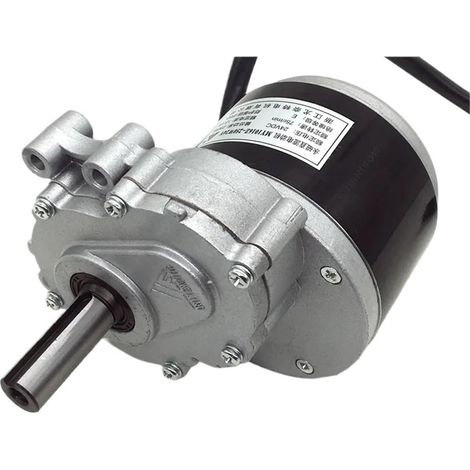 Engrena cc brossé, moteur à engrenas brossé à basse vitesse for roue électrique, 250w 24v, 75 tr/min/120 tr/min, 44mm de Long et 17mm de diamètre(120rpm) (1/3)