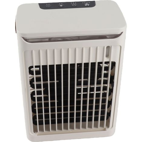 Ortviai Climatiseur portable sans évacuation 680 ml, 5 vitesses, 2 modes brume froide, 7 LED, USB (1/5)