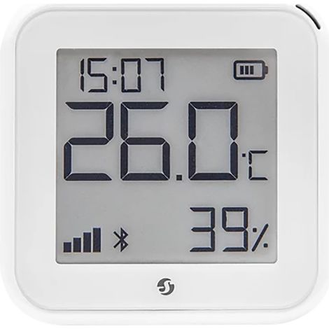 shelly H&T Gen 3 sensor de temperatura y humedad blanco