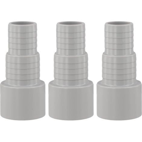 Lot de 3 adaptateurs de tuyau de piscine avec raccord à douille de 50 mm pour tuyaux de diamètre intérieur 32 mm ou 38 mm (1/5)