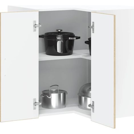 Küchen-Eckhängeschrank Lucca Sonoma-Eiche Holzwerkstoff