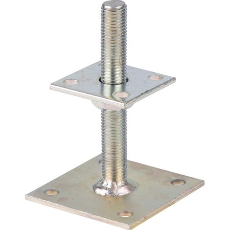 Supporto per focolare I 70x70x100x100x150mm zincato a caldo, passivo, senza finitura