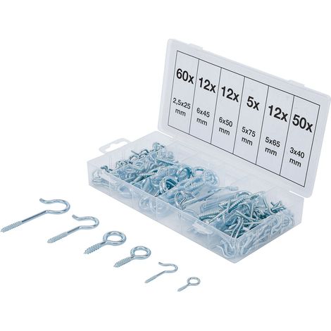 BGS Schraubhaken-Sortiment 151tlg. - 8136