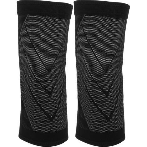 Genouillère unisexe pour sports de plein air (football, basketball, etc.) - Tricot élastique - Taille L (1/5)