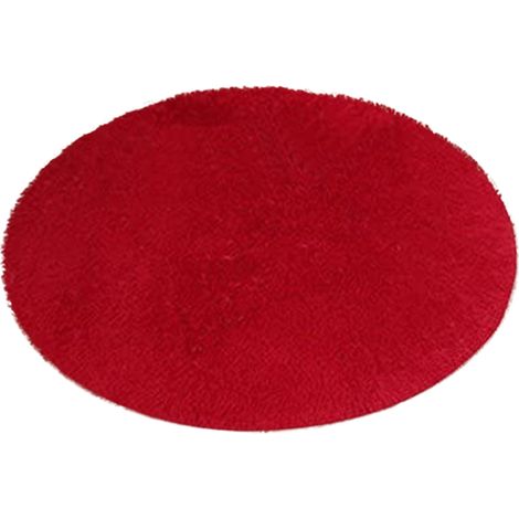 Runde, rutschfeste Badematte (40 cm) – weich und anschmiegsam für Dusche, Schlafzimmer, Yoga – Komfortable Wohnaccessoires