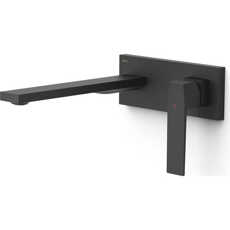 TRES 20230032NM SLIM Pieza Vista para Cuerpo Empotrado De Lavabo Color Negro Mate - ref: 20230032NM