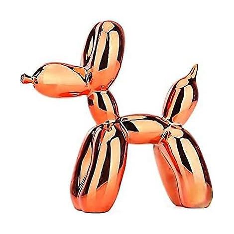 Hundefigur aus Kunstharz, glänzend galvanisiert, künstlerische Figuren, Tierskulpturen, Kunsthandwerk
