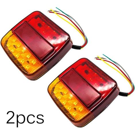 2 luces traseras LED para camión -Crezuo